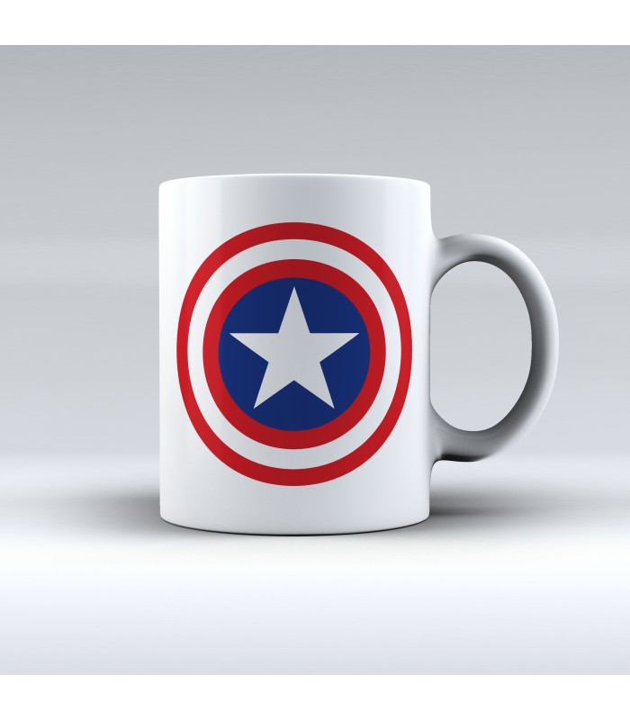 consola arquitecto estar impresionado Taza Capitán América - camisetatotal.com