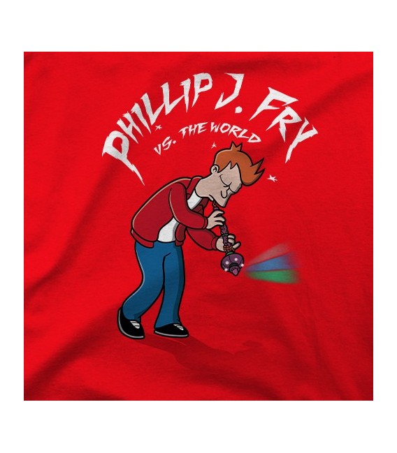 Camiseta Phillip J. Fry vs the world